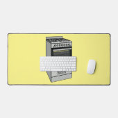 Abbildung des elektrischen Ofens Cartoon Schreibtischunterlage (Tastatur & Maus)