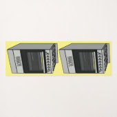 Abbildung des elektrischen Ofens Cartoon Yogamatte (Rückseite (Horizontal))