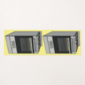 Abbildung des elektrischen Ofens Cartoon Yogamatte (Vorderseite (Horizontal))