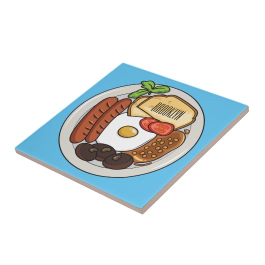 Abbildung des englischen Cartoon Fliese (Seite)