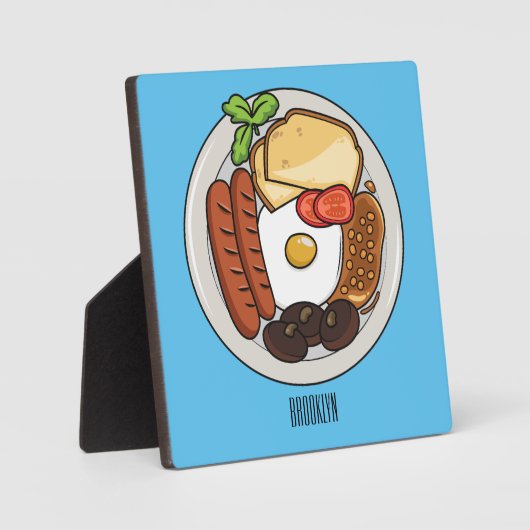 Abbildung des englischen Cartoon Fotoplatte (Vorderseite)