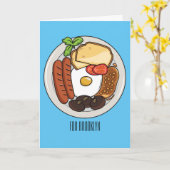 Abbildung des englischen Cartoon Karte (Gelbe Blume)