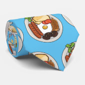 Abbildung des englischen Cartoon Krawatte (Gerollt)