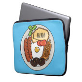Abbildung des englischen Cartoon Laptopschutzhülle (Vorderseite Links)