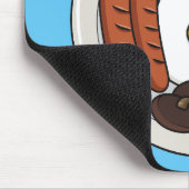 Abbildung des englischen Cartoon Mousepad (Ecke)