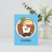 Abbildung des englischen Cartoon Postkarte (Stehend Vorderseite)