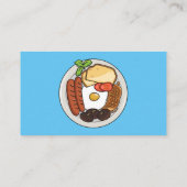 Abbildung des englischen Cartoon Visitenkarte (Rückseite)