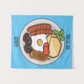 Abbildung des englischen Cartoon Wandteppich (Vorderseite (Horizontal))