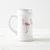 Abbildung des Flamingo-Vogel-Cartoon