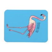 Abbildung des Flamingo-Vogel-Cartoon Magnet (Horizontal)