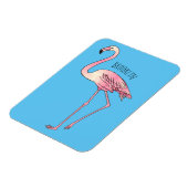 Abbildung des Flamingo-Vogel-Cartoon Magnet (Linke Seite)