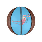 Abbildung des Flamingo-Vogel-Cartoon Mini Basketball (Vertikal)