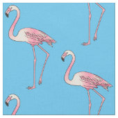 Abbildung des Flamingo-Vogel-Cartoon Stoff (Nahaufnahme)