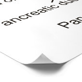 Abbildung des Gallenweges des menschlichen Gallenw Poster (Ecke)