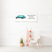 Abbildung des Garbage LKW-Cartoon Banner (Insitu)
