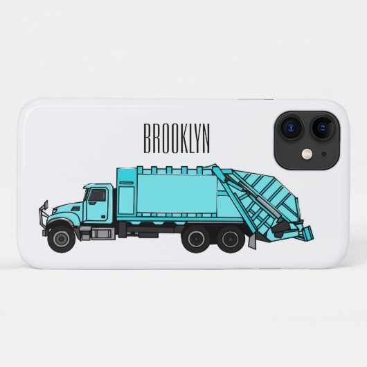 Abbildung des Garbage LKW-Cartoon Case-Mate iPhone Hülle (Rückseite (Horizontal))