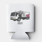 Abbildung des Garbage LKW-Cartoon Dosenkühler (Rückseite)