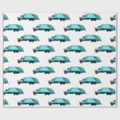 Abbildung des Garbage LKW-Cartoon Geschenkpapier (Flach)