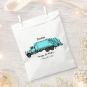 Abbildung des Garbage LKW-Cartoon Geschenktütchen (Ausgeschnitten)