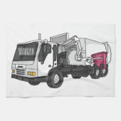 Abbildung des Garbage LKW-Cartoon Geschirrtuch (Horizontal)