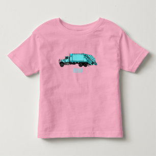 Abbildung des Garbage LKW-Cartoon Kleinkind T-shirt