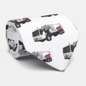 Abbildung des Garbage LKW-Cartoon Krawatte (Gerollt)