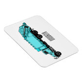 Abbildung des Garbage LKW-Cartoon Magnet (Rechte Seite)