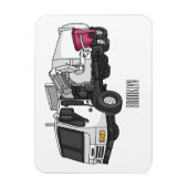 Abbildung des Garbage LKW-Cartoon Magnet (Vertikal)