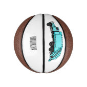 Abbildung des Garbage LKW-Cartoon Mini Basketball (Vertikal)