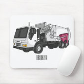 Abbildung des Garbage LKW-Cartoon Mousepad (Mit Mouse)