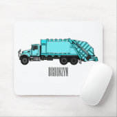 Abbildung des Garbage LKW-Cartoon Mousepad (Mit Mouse)