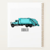 Abbildung des Garbage LKW-Cartoon Planer (Rückseite)