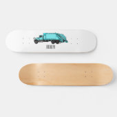 Abbildung des Garbage LKW-Cartoon Skateboard (Horizontal)