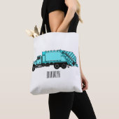 Abbildung des Garbage LKW-Cartoon Tasche (Von Nahem)
