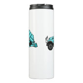 Abbildung des Garbage LKW-Cartoon Thermosbecher (Rückseite)