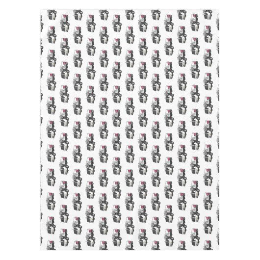 Abbildung des Garbage LKW-Cartoon Tischdecke (Vorderseite)