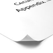 Abbildung des gastrointestinalen Trakts beim Mensc Poster (Ecke)