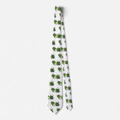 Abbildung des Gurkenkummers Cartoon Krawatte (Vorderseite)