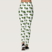 Abbildung des Gurkenkummers Cartoon Leggings (Rückseite)