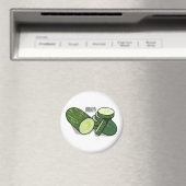Abbildung des Gurkenkummers Cartoon Magnet (In Situ (Geschirrspüler))
