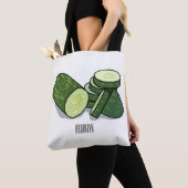Abbildung des Gurkenkummers Cartoon Tasche (Von Nahem)