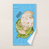 Abbildung des Kauliblumen-Cartoon Badhandtuch Set (Handtuch)