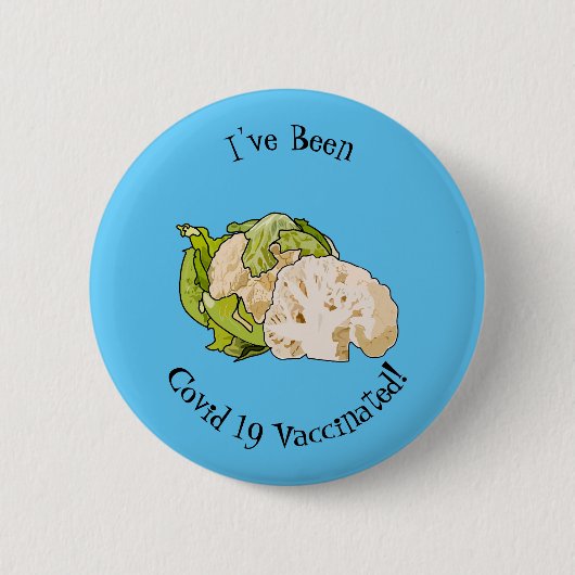 Abbildung des Kauliblumen-Cartoon Button (Vorderseite)