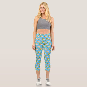 Abbildung des Kauliblumen-Cartoon Capri Leggings