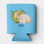 Abbildung des Kauliblumen-Cartoon Dosenkühler (Rückseite)