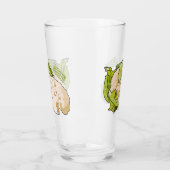 Abbildung des Kauliblumen-Cartoon Glas (Links)