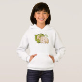 Abbildung des Kauliblumen-Cartoon Hoodie (Vorne ganz)