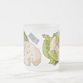 Abbildung des Kauliblumen-Cartoon Mattglastasse (Mittel)