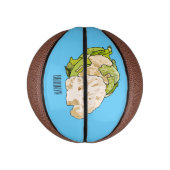 Abbildung des Kauliblumen-Cartoon Mini Basketball (Vertikal)