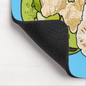 Abbildung des Kauliblumen-Cartoon Mousepad (Ecke)